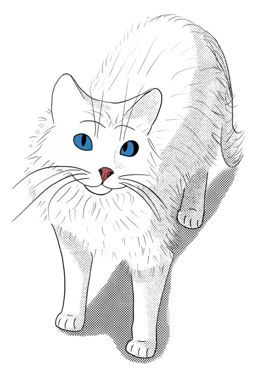 First Post On This New Art Blog! Here Is Myshka, The Sweetest Cat From BG3, Available On My RedBuble