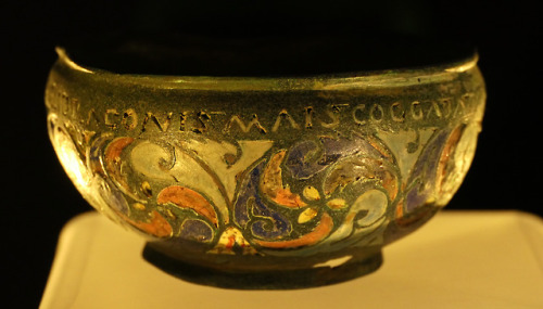 The Staffordshire Moorland Pan or Llam Pan is a 2nd century CE enamelled pan made as a souvenir for 