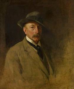 William Somerville Shanks (Scottish, 1864-1951), Self Portrait, 1900-1910. Oil on canvas, 77.5 x 64.2 cm. Scottish National Portrait Gallery, Edinburgh.