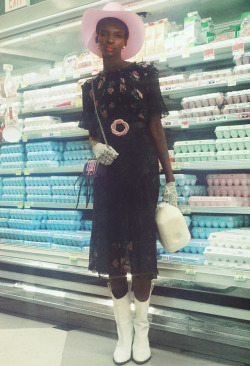 femmequeens:  Achok Majak photographed Petra Collins, CR Fashion Book Issue 10 
