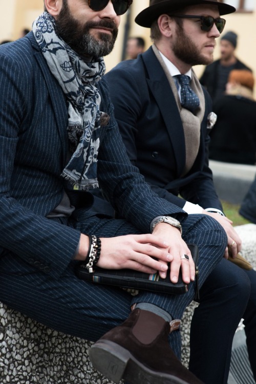 pitti-moda: “Street style from Pitti Uomo A/W ‘15 - GQ.co.uk”