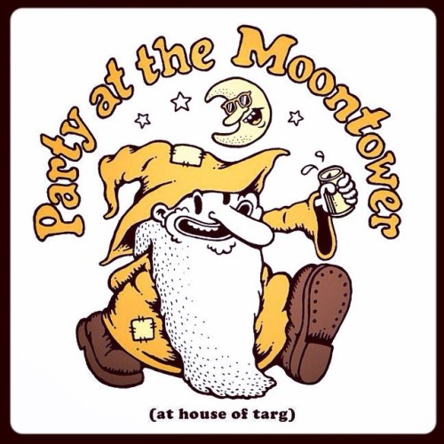 Tonight!! PARTY AT THE MOONTOWER @skid_vicious and @kjmaxxx spin the sleaziest 70’s jams - che