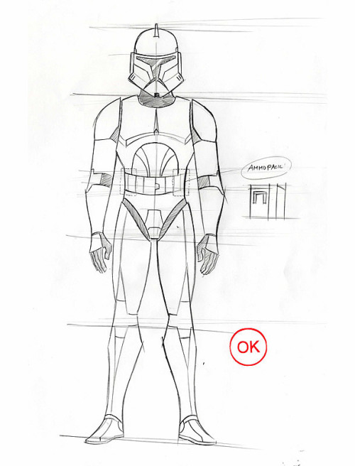 clonewarsarchives: Clone trooper armor design and mechanics for The Clone Wars TV series