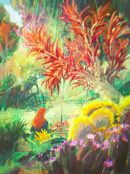 Nature blushing