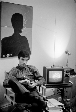 joeinct:David Byrne at Home, Lower East Side, NYC, Photo by Kate Simon, 1977