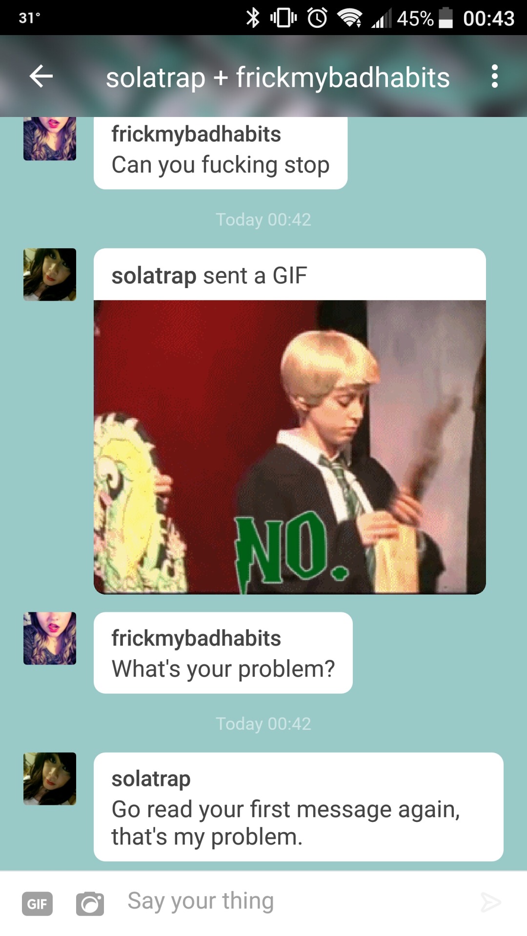 Savior complex much?  Smh.