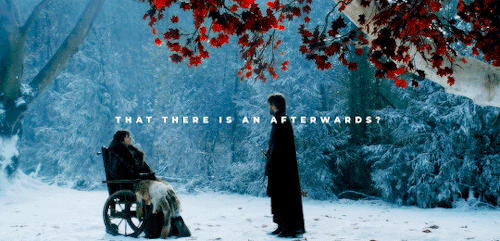 dailyjaimelannister:♘ In the Godswood with Bran