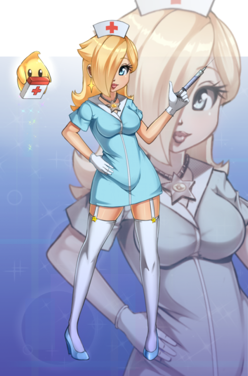 razorpixelden:  Nurse Rosalina by Razorkun 