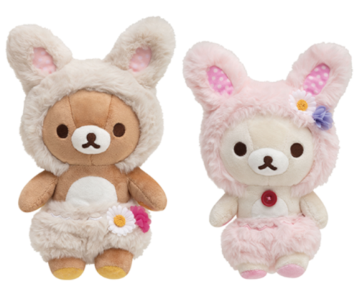 Rilakkuma Spring Collection 2019Rilakkuma with rabbits in the flower forest