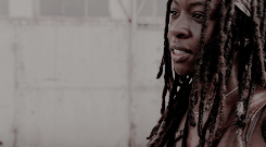peletiersdixon:  twd meme | eight scenes [3/8] It’s Michonne. She broke in, stole