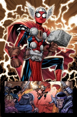 daily-superheroes:  Have we seen Spider-Thor