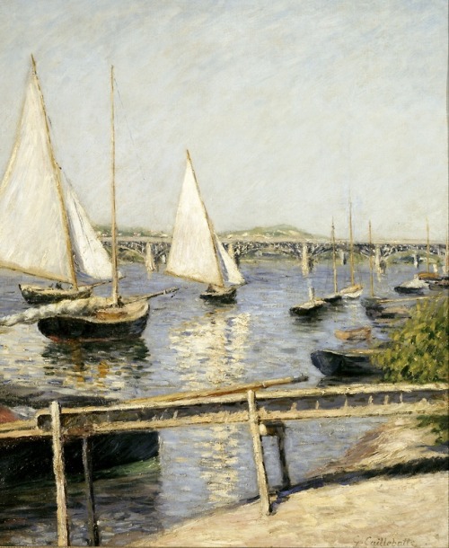 Sailing Boats at Argenteuil, Gustave Caillebotte, ca. 1888