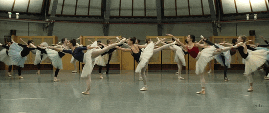 etoilesoftheopera:Dancers of Paris Opera Ballet in rehearsal for La Bayadère (x)