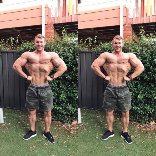 musclestimulus: lovedolmanche: Huck Finn looking Aussie Mike Pearson.  Thick muscle indeed. MuscleStimulus.com ::  This dude has it GOING ON. 
