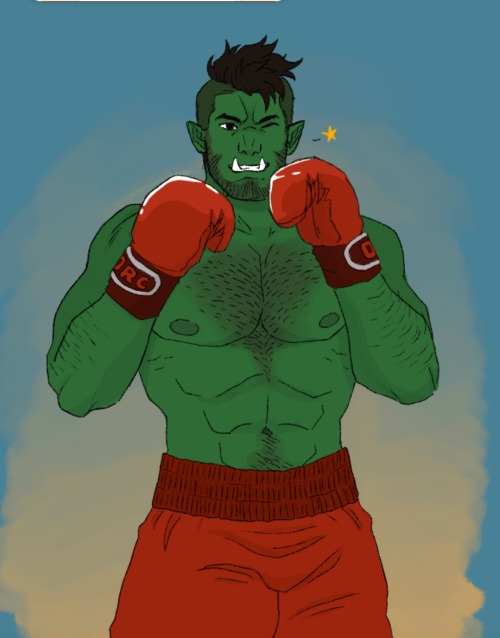 Couple Of Orc Boxers, Inspired By @orcboxer's Pfp :)