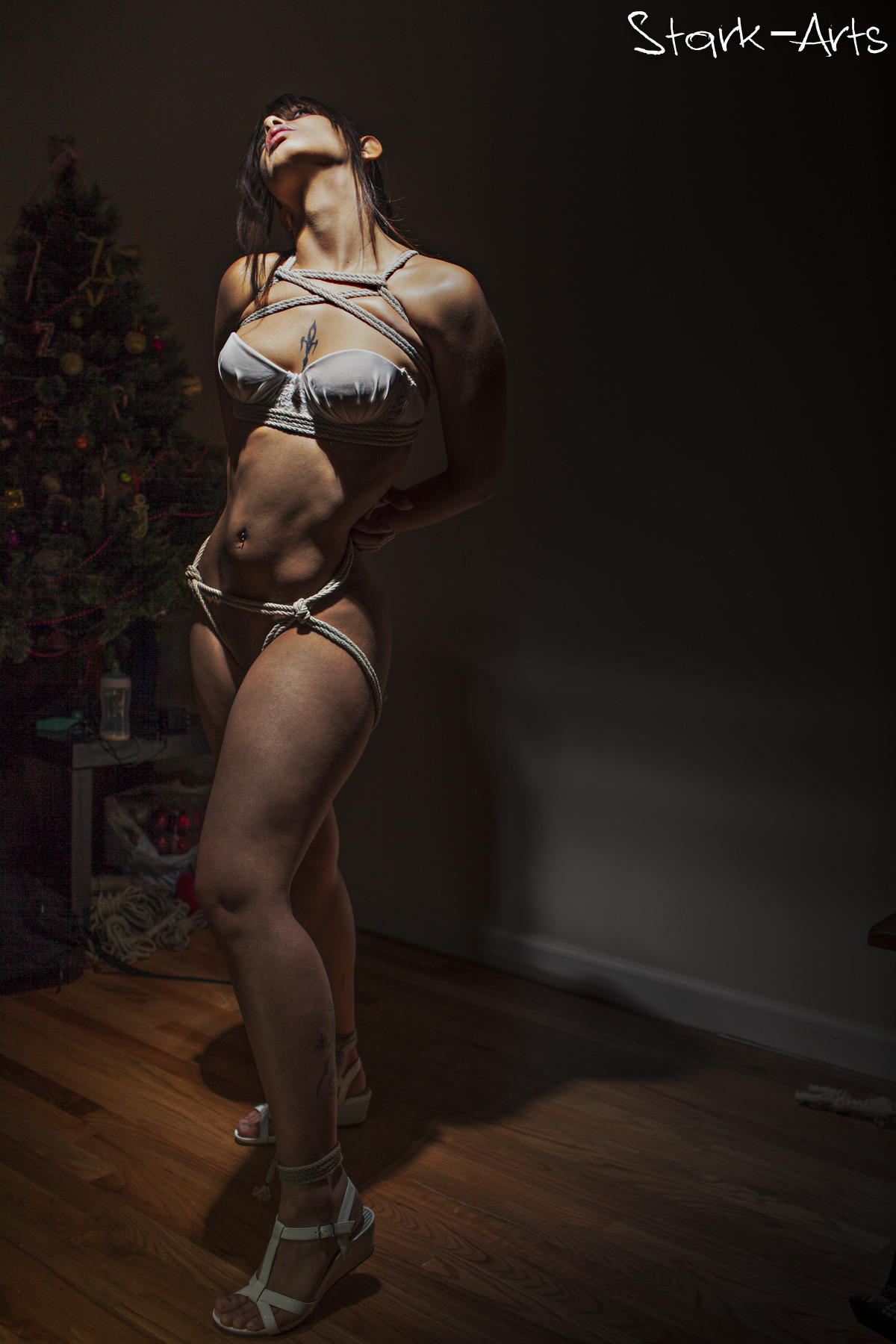 stark-arts:  fit latina model Alli-Stark bound  