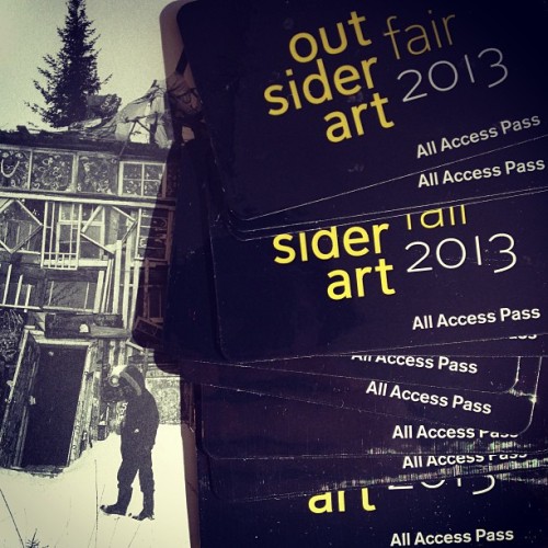 Tickets just arrived! #outsiderart (at LAND gallery)
