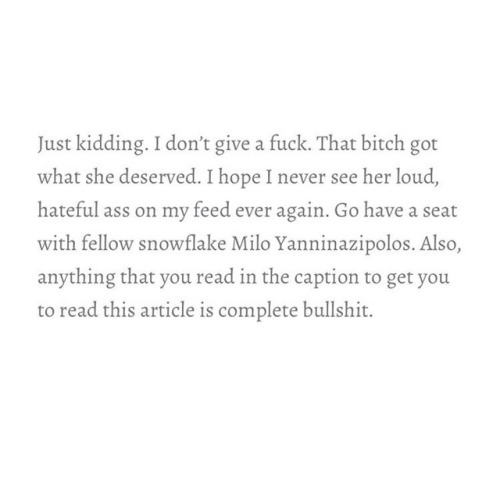 weavemama: weavemama: BITCH U THOUGHT here’s the link to the article incase anyone is interested in a sophisticated drag  