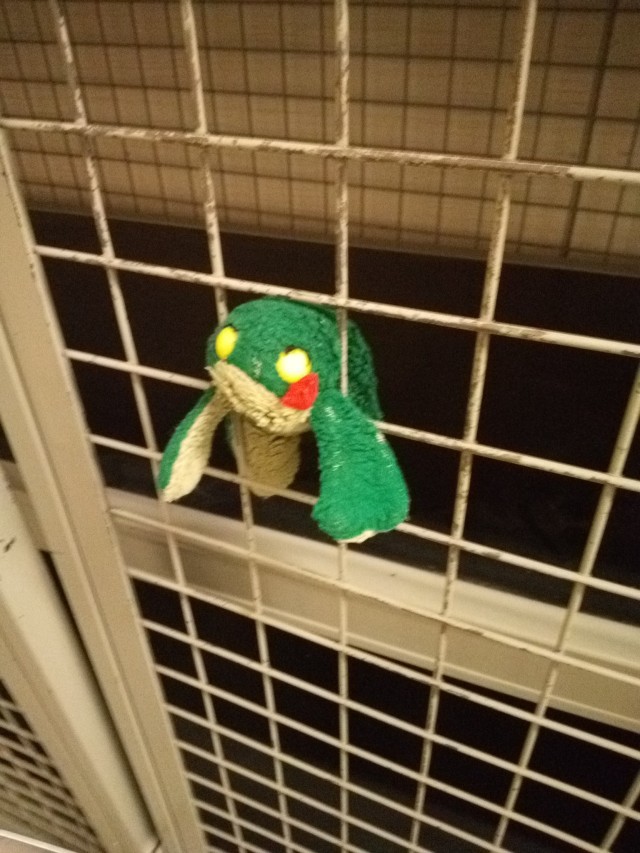 Froggy is imprisoned for his reckless forklift driving