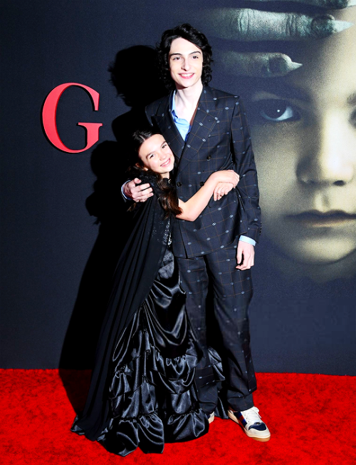 Finn Wolfhard and Brooklyn Prince at “The Turning” movie premiere in California, 1.21.20. 