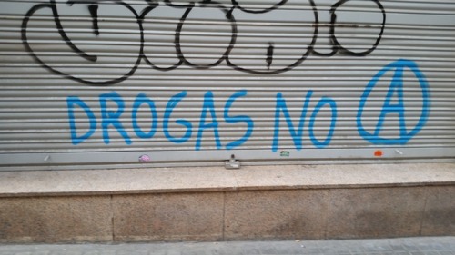 “No Drugs! (A)”Barcelona, July 2017