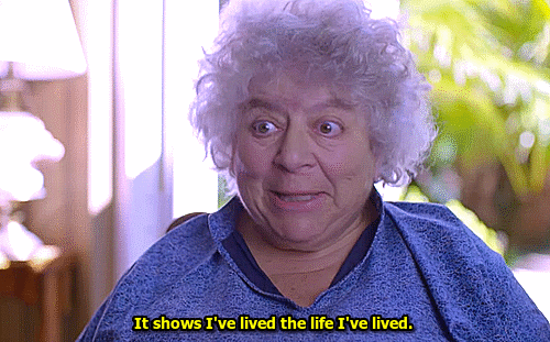 auroranibley:biscuitsarenice:Actress, Miriam Margolyes: When you know your worth, you know your wort