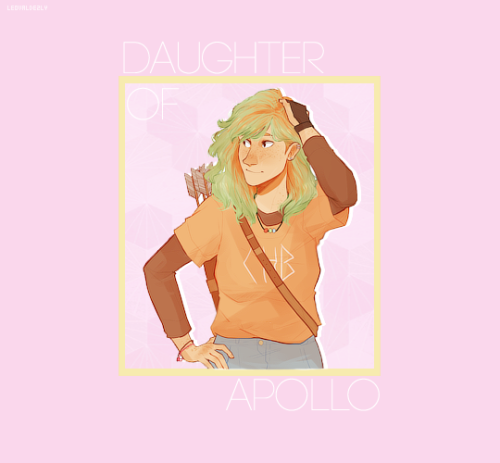 leovaldezly:Kayla Knowles, daughter of Apollo (art by @cherryandsisters)