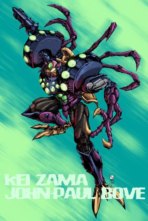 keizama:  Transmetal Tarantulas, colored by John-Paul Bove @wordmongerer!! This was the commission f