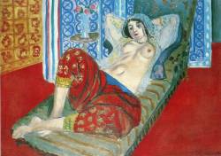 eroticromanticmelancholic:  Odalisque in red culottes 1921, Matisse