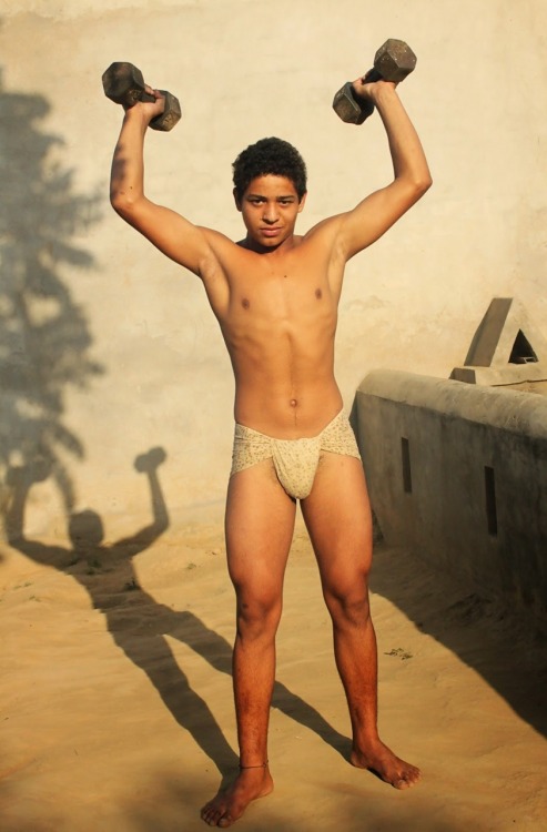 Young Indian Kushti Wrestler, by Deepak Ansuia Prasad(source)