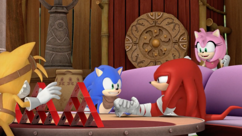 Wait a second! How was Sonic able to beat Knuckles in arm wrestling? EDIT: Guys, there’s no way Knuc