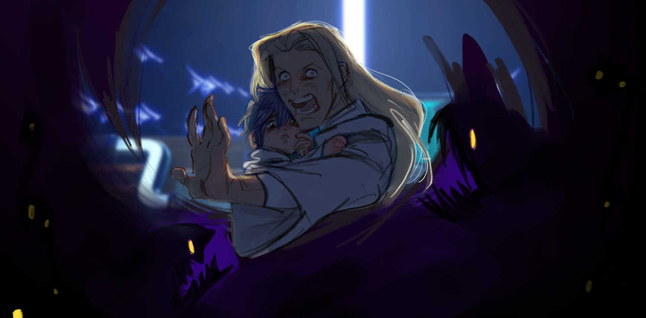 viktorye:  “Xehanort! You go too far! Take me, but don’t harm the boy–!”
