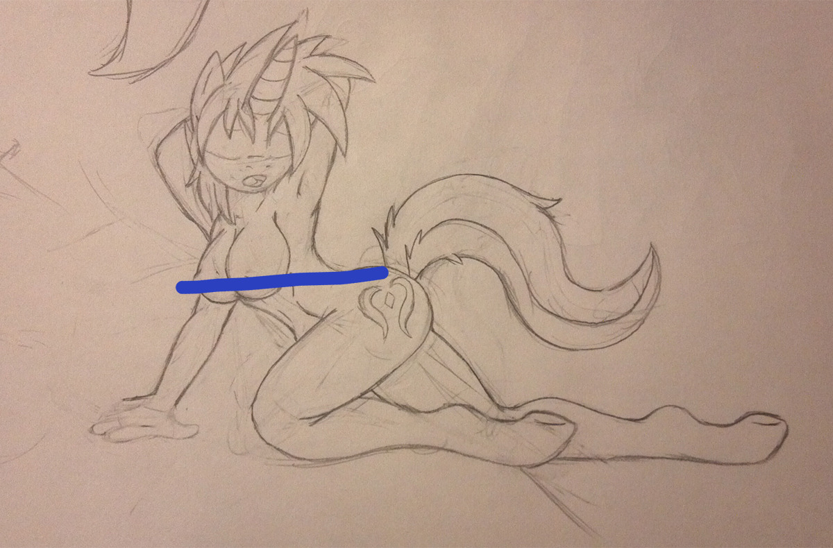 taboopony:  a preview to my work im my sketchbook with gender swaped shy courage