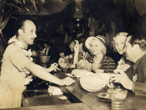 maudelynn:  Don the Beachcomber, the first Tiki Bar in America,  on McCadden St, Los Angeles c.1934  via http://theyearofhalloween.com   This place should still exist.And I should be having a drink there. Preferably a Navy Grog