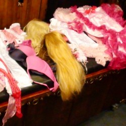It Takes A Lot Of Gear To Make A #Sissy #Crossdresser Look Good For The Cameras!