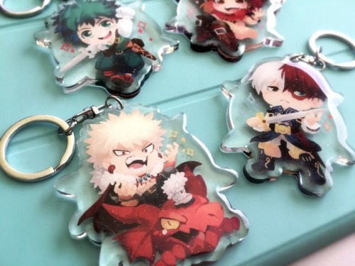Boku No Hero Academia Fantasy Charms !! Now available in my online shop. Has a layer of epoxy for th