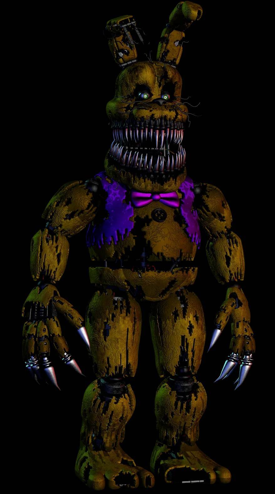 Am i the only one who thinks withered chicka is the creepiest animatronic?  : r/fivenightsatfreddys