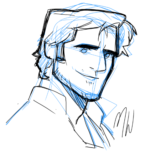 Just doodling daddy Poe =3