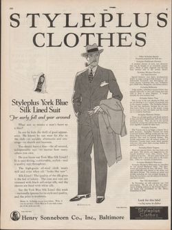 vestisferrea:  Styleplus Clothes, 1925 