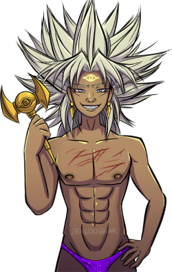 dragonbeak: And now a couple of Yami Marik aka Melvin sprites I did for the YGOTAS Visual Novel lead by ObeyMyShinyRod and voiced by LittleKuriboh!  Blink animations were handled by @rukatofan!  Was really glad OMSR included on the project! It was