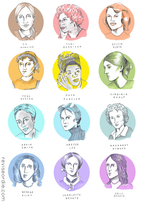 reviseordie: Really excited to be posting this! Been working on these little illustrations of some o