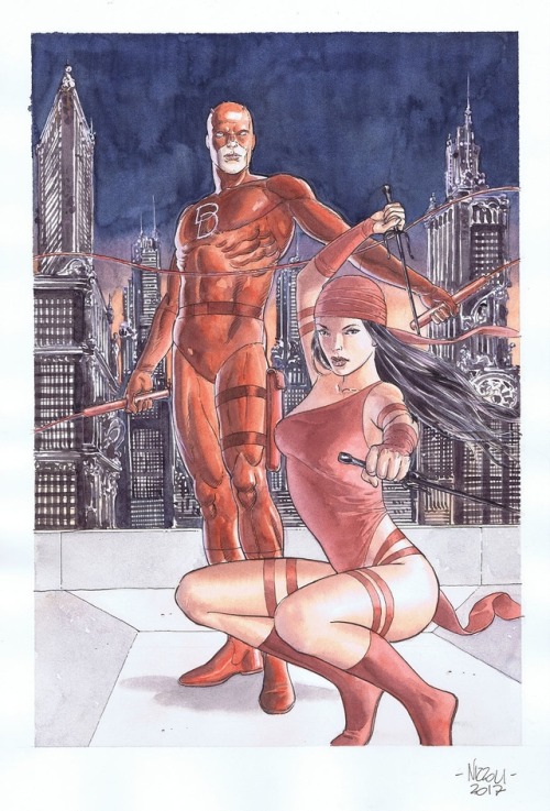 lospaziobianco - comicbookwomen - Marco NizzoliDaredevil and...