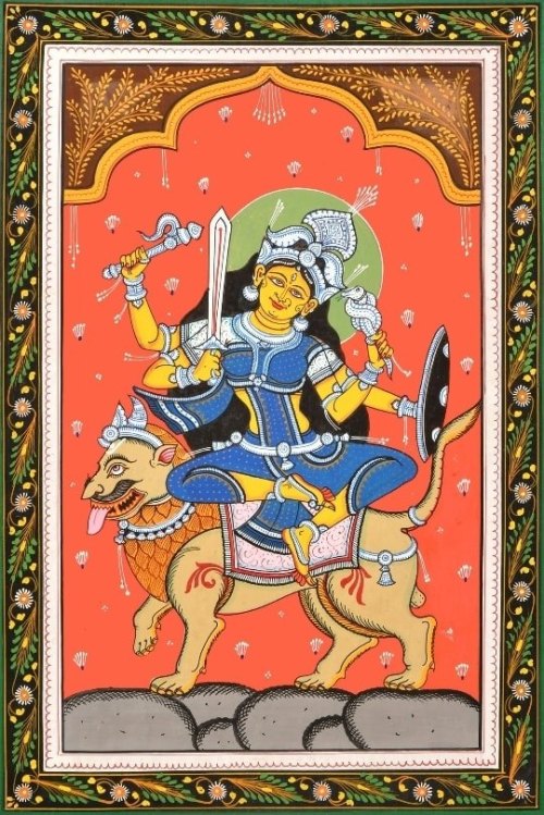Vimala Devi, patachitra from Odisha