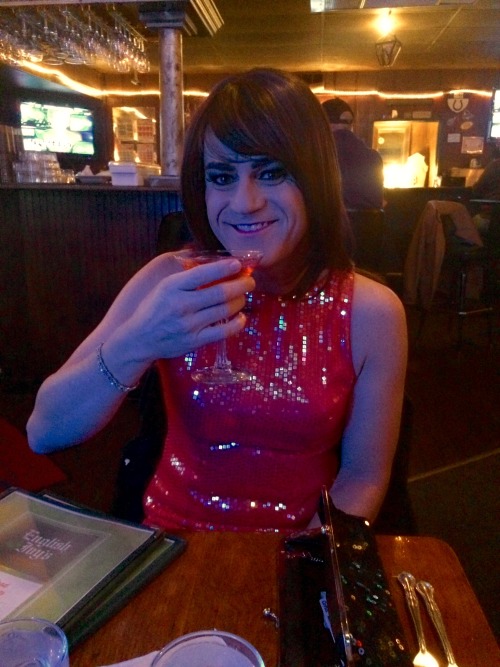 partimeguy: real crossdressers are all so beautiful real crossdressers out for a drink are beautiful