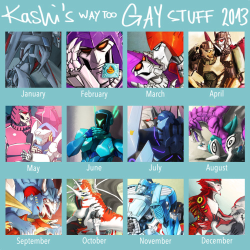 uniformshark:  Conclusion: I took the graphs from last years summary becuase wow still accurate???? Stuff just got weirder more variety with Dragon- and Merformers in the mix… OH WELL :B (August was literally just this ONE picture) I wish everyone a