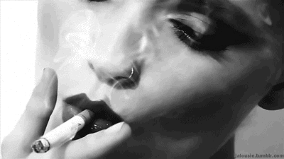candysroom25:  Abbey Lee smoking. Fucking hell… 