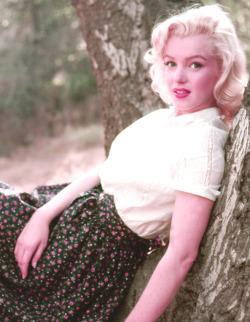 perfectlymarilynmonroe:Marilyn photographed by Milton Greene, 1953.