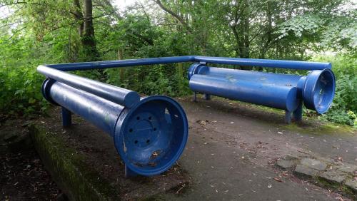 Wheel take a seat - 3On a York cycle path, a nod to York’s railway heritage.