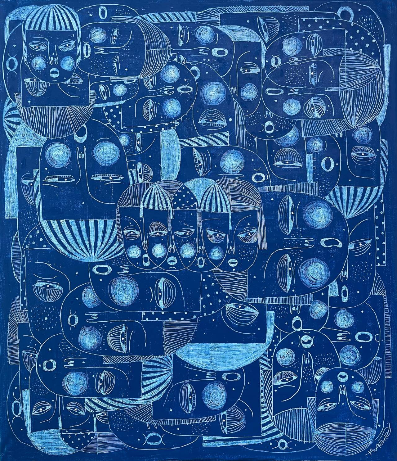 itscolossal:Order and Chaos Converge in Yool Kim’s Emotionally Charged Works