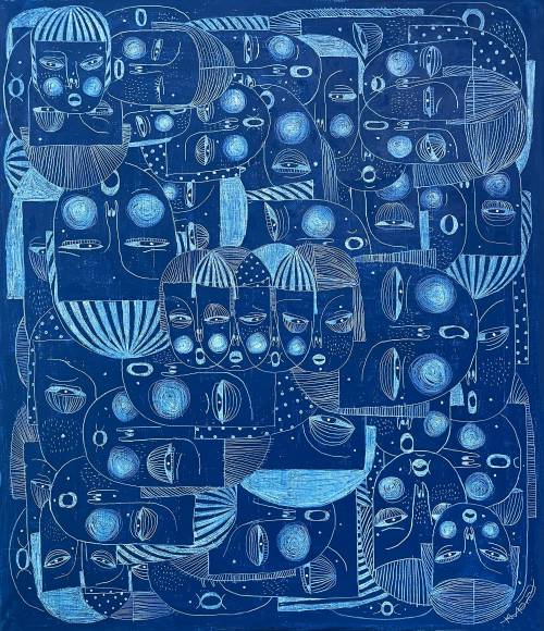 itscolossal:Order and Chaos Converge in Yool Kim’s Emotionally Charged Works